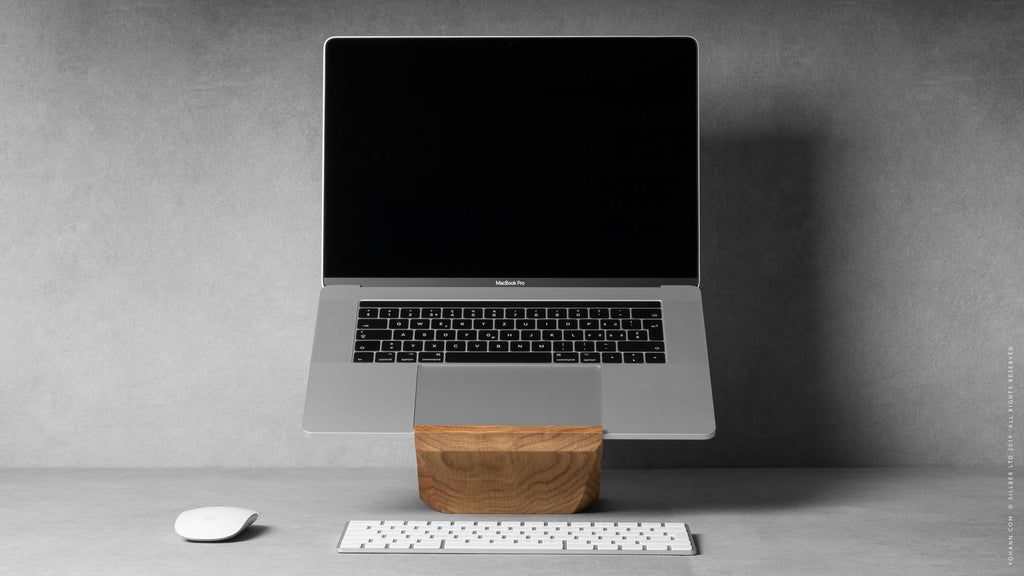 MacBook Ständer Holz Eiche Yohann