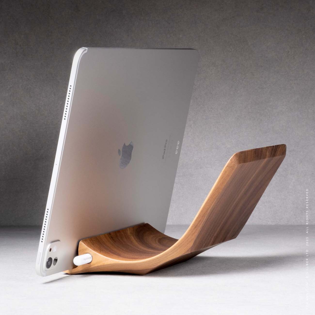 YOHANN Walnut iPad Pro スタンド iPad Stand with Apple Pencil Holder Wood – YOHANN