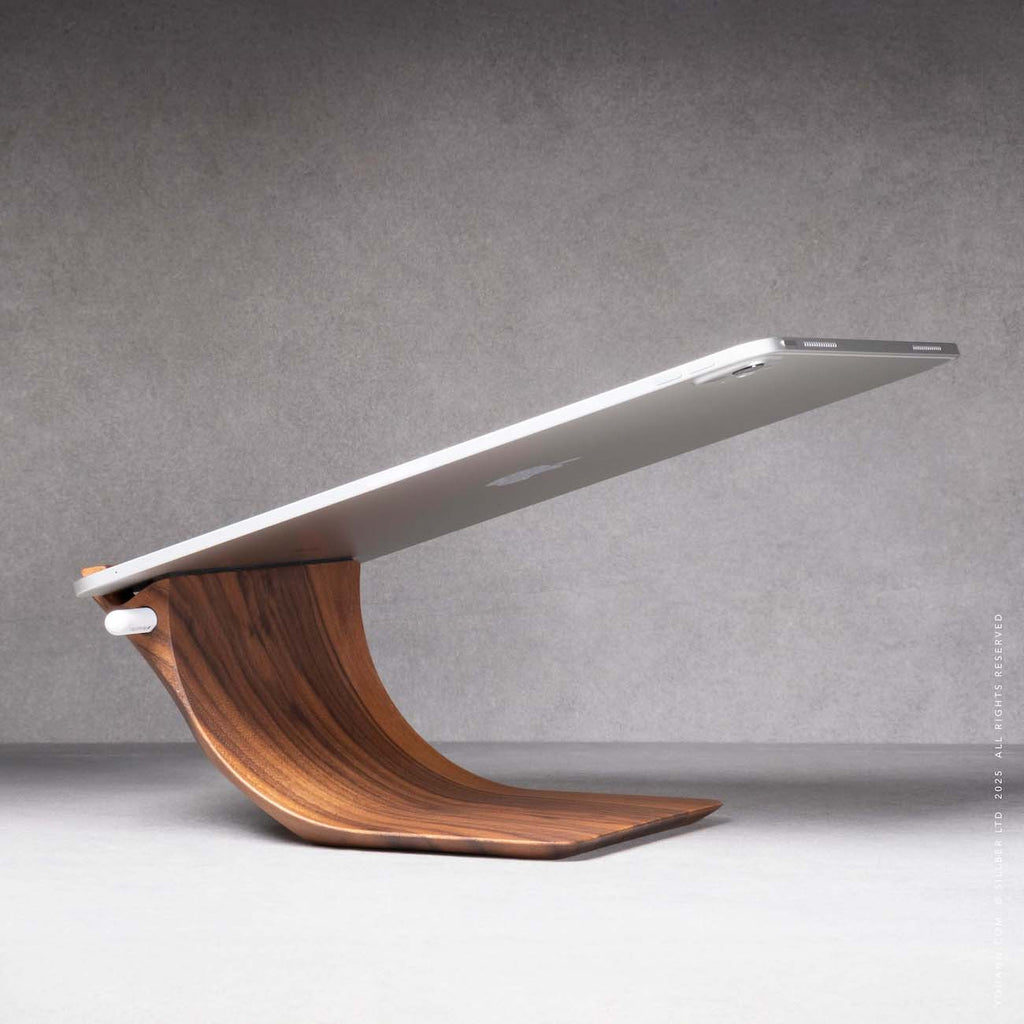 01-iPad-Stand-Walnut-Yohann-P1-square-side-portrait-1 mob-view