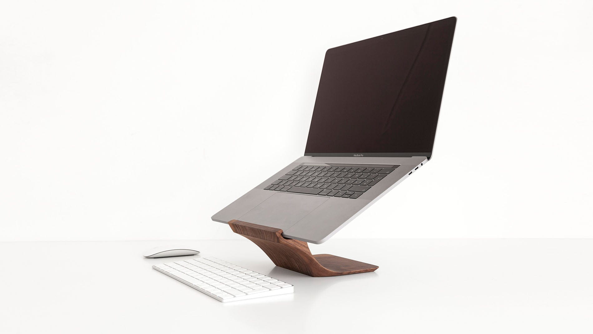 MacBook Stand Wood – YOHANN