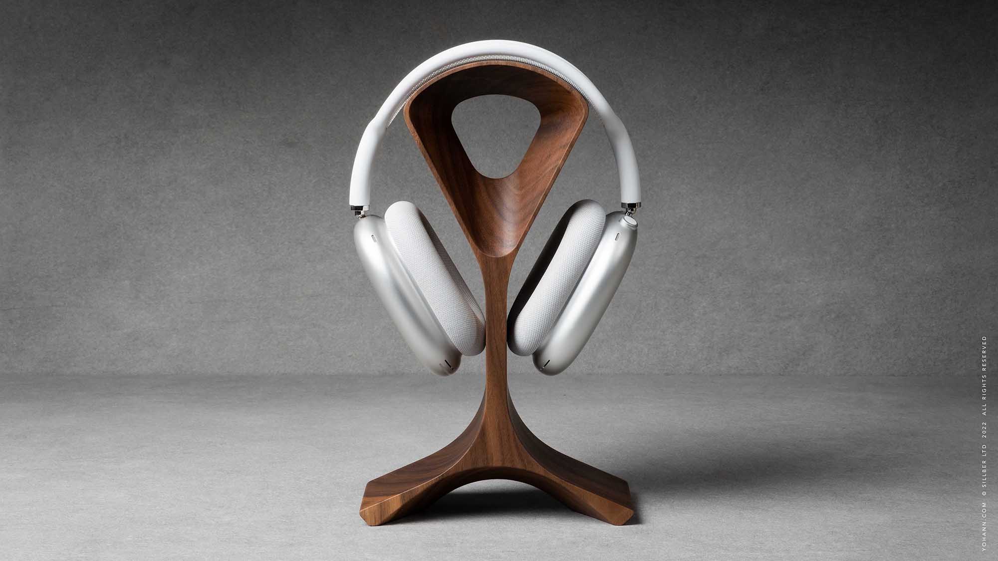 Headphone Stand Wood – YOHANN - Main Image