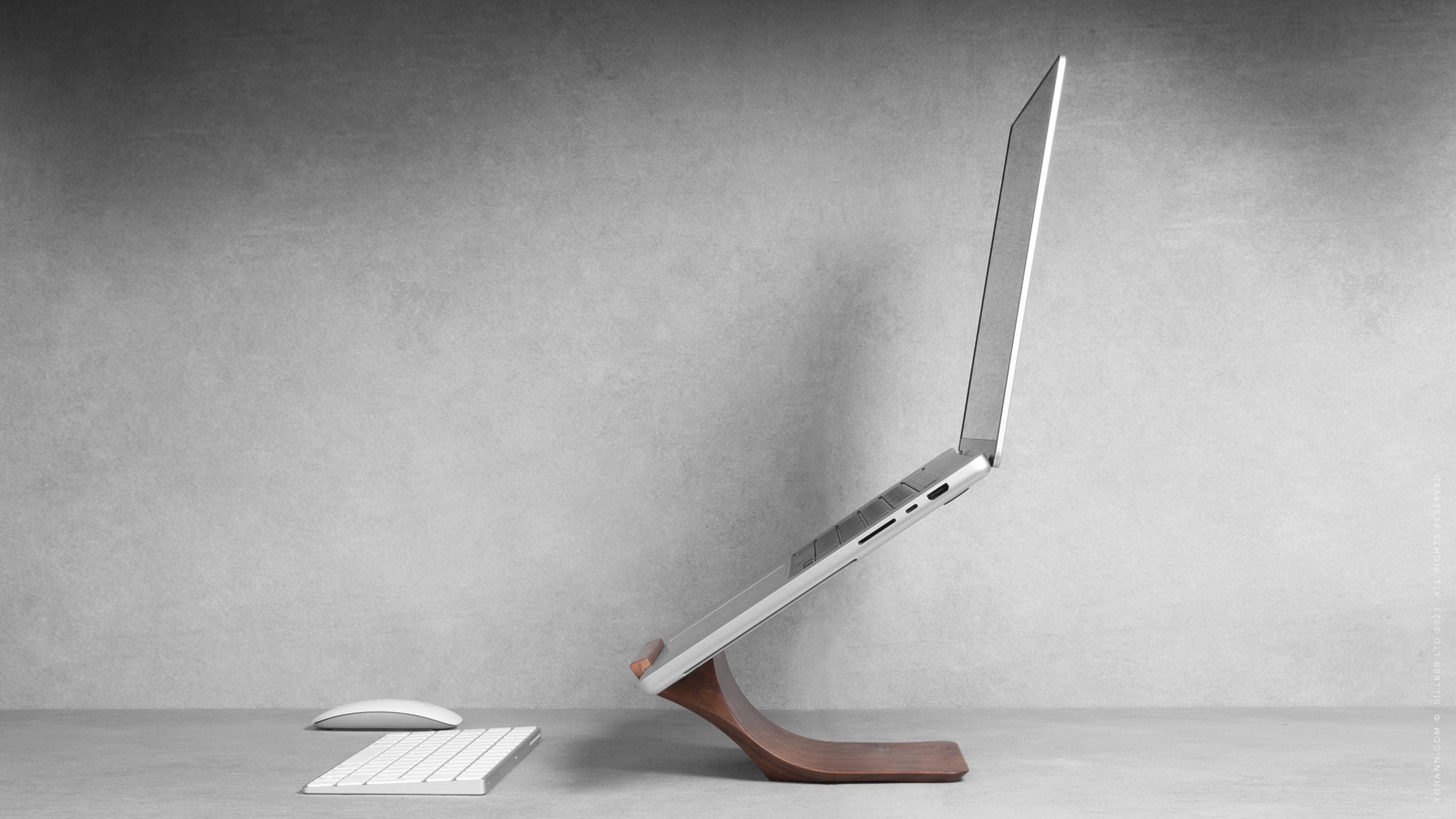 Laptop MacBook Wood Stand Ergonomic Computer Holder, Woodworking