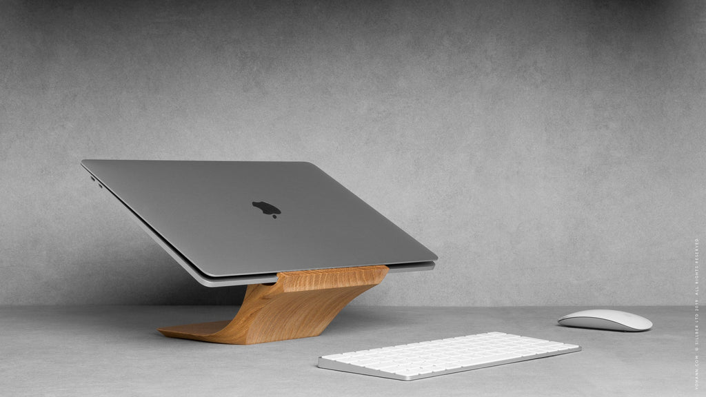 Laptop Stand - Wooden MacBook computer stand